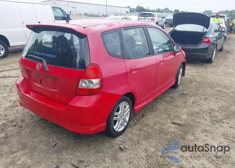 2008 Honda Fit Sport z USA, uszkodzony, nr VIN JHMGD38608S070514